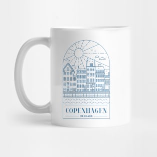 Copenhagen Denmark - Navy Mug